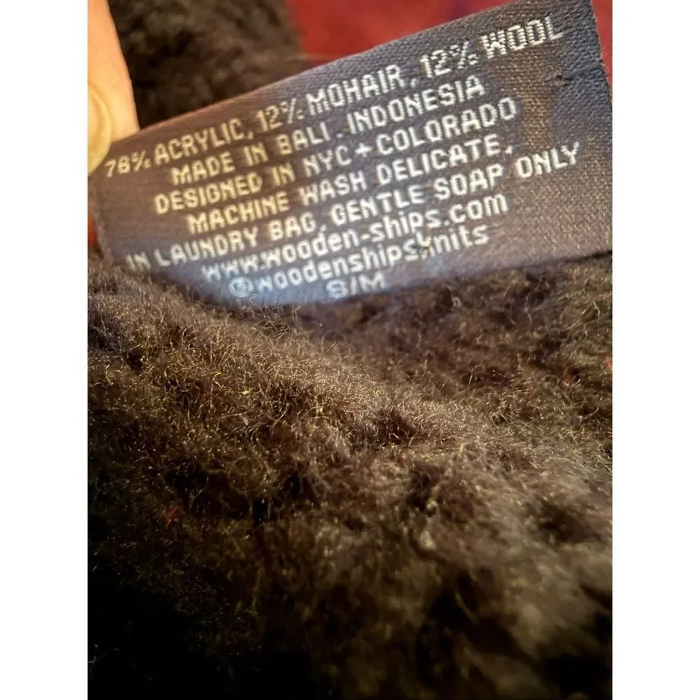 Wooden Ships Take It Easy Sweater Size S/M